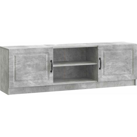 vidaXL Mobile TV Grigio Cemento 150 x 31 x 47 cm Legno