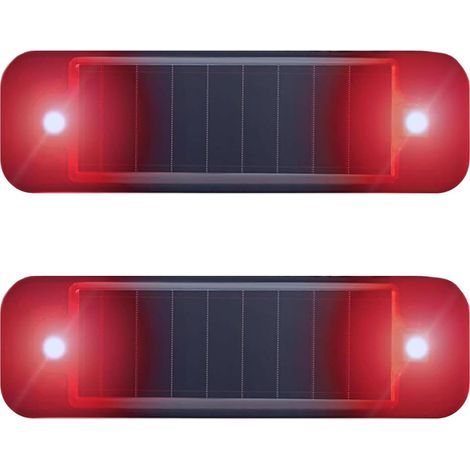 Alarme Solaire pour Voiture – Lot de 2 Feux d'avertissement LED (1/5)