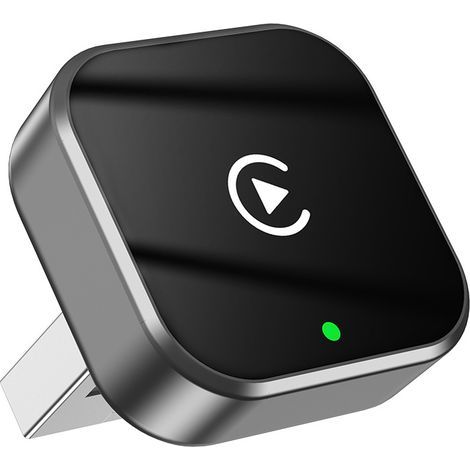 CarPlay sans Fil 2 en 1 pour Apple CarPlay/Android Auto,Mini Adaptateur sans Fil pour iPhone/Android et Plus de 927+ Voitures,Bluetooth 5.3 et WiFi 6,sans décalage,Plug and Play,Connexion Automatique, (1/5)