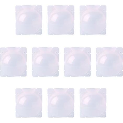 Lot de 10 boules de propagation de racines de plantes en plastique transparent réutilisables à haute pression pour plantes d'intérieur et d'extérieur,L (1/4)