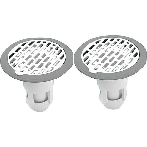 Valvola di ritegno per scarico lavandino doccia - Canale centrale - Antiodore - Per cucina, bagno - Valvola di ritegno per tubo bagno - Guarnizione per scarico pavimento (2)