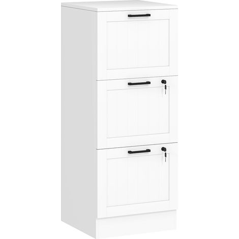 Caisson de bureau 3 tiroirs BULO blanc (1/5)