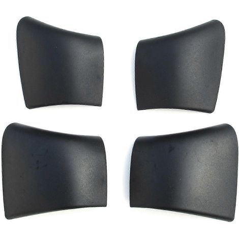 2025 Nouvelle coque de remplacement noire pour barres de toit (4 pièces) pour Tesla modèle 2021 (1/5)