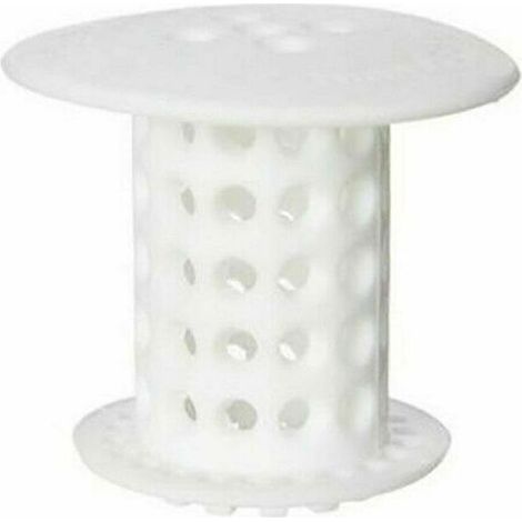 Accessoires de salle de bain blancs, bouchons de lavabo pour douche (1/4)