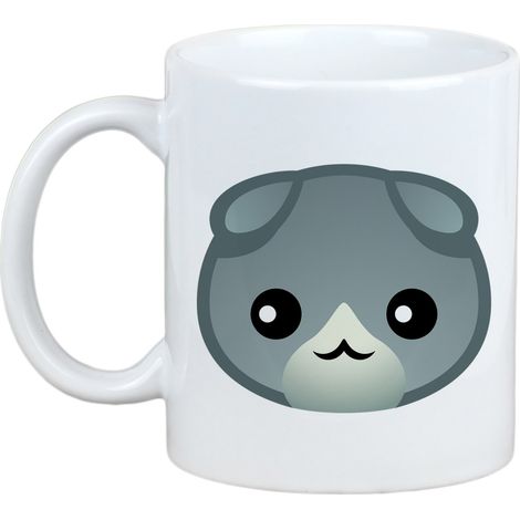 Taza con diseño de perro Scottish Fold, con gráficos e inscripción de Art-Dog. (1/5)
