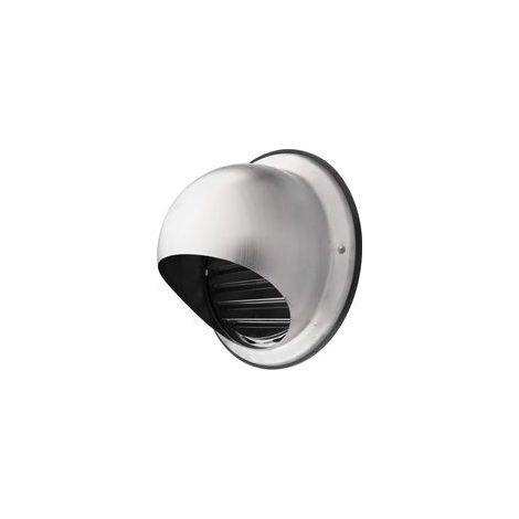 Grille d'aération en Acier Inoxydable 100mm, Grille d'évacuation d'air, Moustiquaire Intégrée, Résistant aux Intempéries, Couverture de la Hotte d'aspiration Extérieure (1/5)