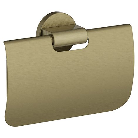 Inda - Kipprollenhalter mit Deckel One Bronze