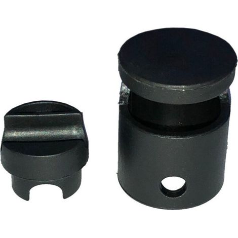 Capuchon noir pour trampoline avec filet de sécurité intérieur – Plastique de qualité – Protection contre blessures – Compatible avec autres marques