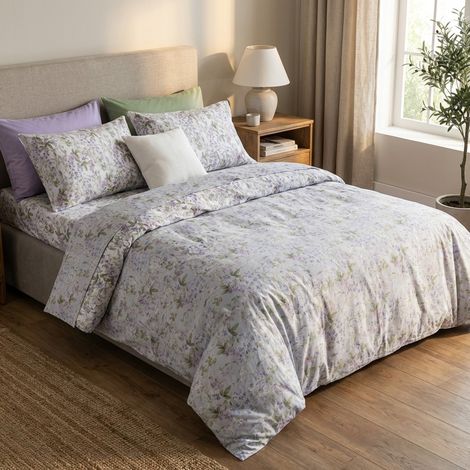 Completo copripiumino matrimoniale in cotone premium Les Uniques - Multicolore 7