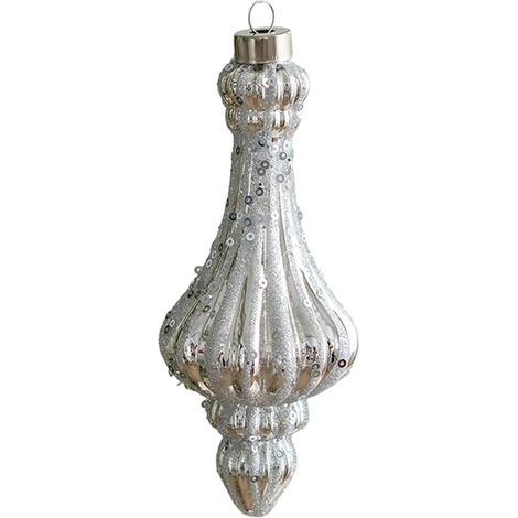 Boules de verre artistiques pour les vacances d'hiver, y compris forme d'animal et motif rétro scintillant, décoration de vacances (1/5)