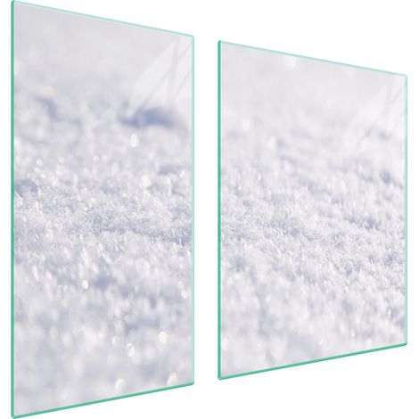 GLASSCHUTZPLATTE FÜR HERD 90x52 WEISS (1/5)
