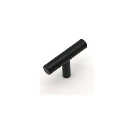 Lot de 12 boutons de porte noirs pour meubles et tiroirs, avec vis de 2 tailles, en aluminium. Poignées de remplacement pour meubles. (1/3)