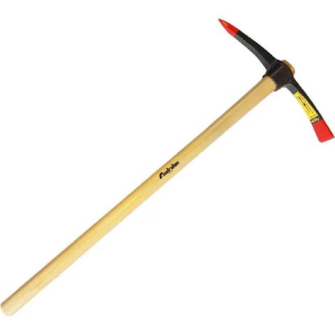 Piccone italiano TOP con occhio ovale e manico realizzato in frassino verniciato 1,5 kg (1/2)