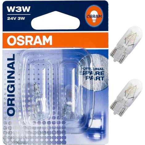 Osram W3W Original Line 2841-02B 24V LKW Lampe Doppelblister - Auto Lampe Premium E-geprüft - Versand DE (1/3)