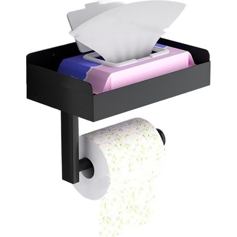 Support pour papier pour wc Acier Inoxydable Mural 19cm Support(A) (1/5)