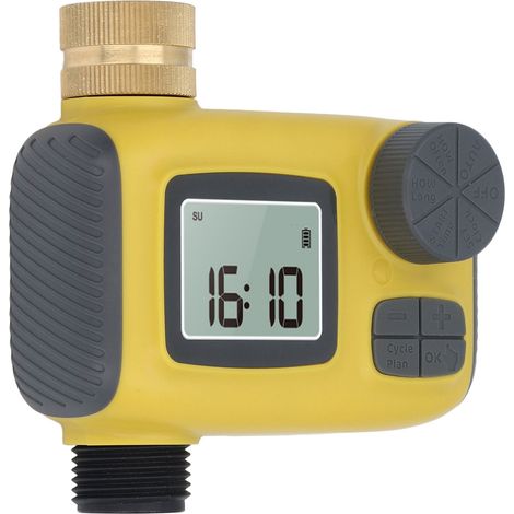 Arrosez votre jardin automatiquement – programmateur avec connecteur en cuivre pur Robuste – Simple – Résistant (1/4)