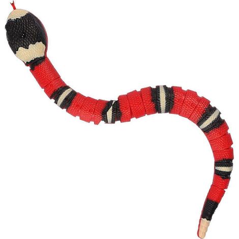 SCSYV Serpent jouet intelligent à détection, simulation interactive, serpent électrique à induction pour Halloween, Noël et poisson d'avril (1/5)