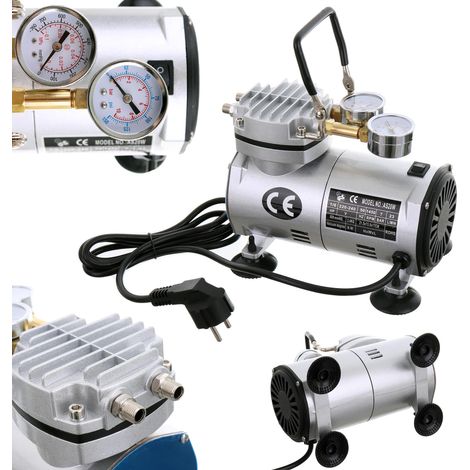 2-in-1 Airbrush-Kompressor und Vakuumpumpe -600 mmHg