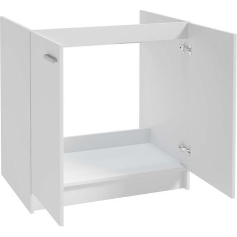 Mobile lavello SINGOLO 80x50 bianco