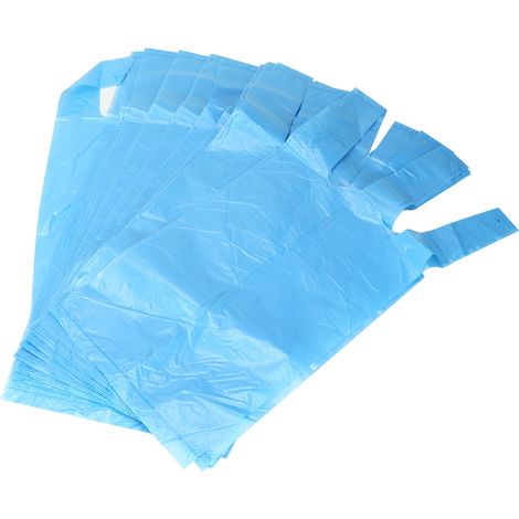 90 sacs poubelle, modèle gilet, fermeture à nouer, anti-odeur, pour cuisine et bureau (1/5)