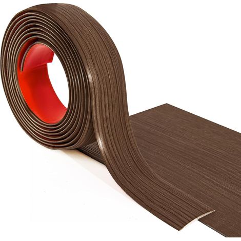 Bande de transition auto-adhésive en vinyle pour espaces au sol, transition de seuil de moquette et carreaux de sol, 300x4cm (1/5)