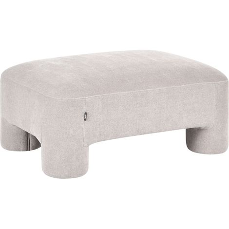 Ottomane HOGBO Stoff Beige