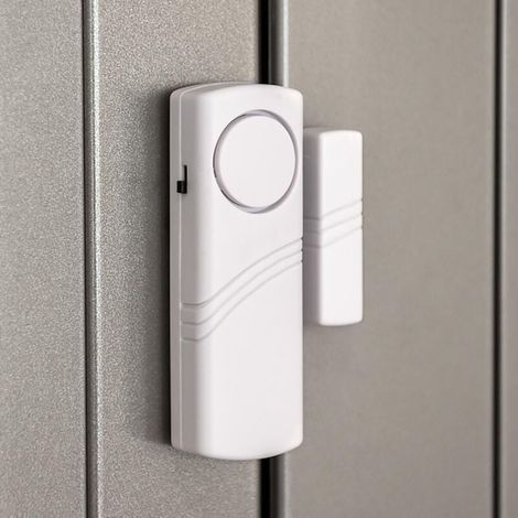 Alarme Porte et Fenêtre - Lot 4x Alarme Sans Fil Anti-Intrusion - Sécurité Maison Contre Cambriolage - Fonctionnement Magnétique - 100 dB (1/4)