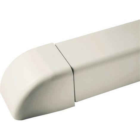 Embout de goulotte 80 mm NOTRE SELECTION BOU80 Ivoire mat