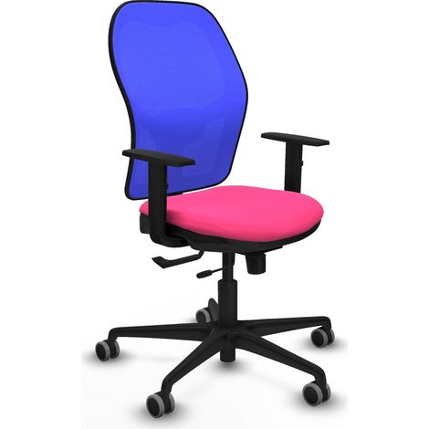 Sedia da ufficio piqueras y crespo Jorquera rosa pelle sintetica (1/2)