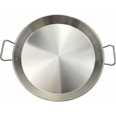 Baumalu Paellapfanne Silber 40 cm Edelstahl