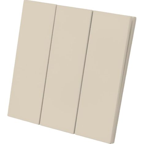 Interrupteur Encastré Triple Sécurité - Isolation Renforcée Haute Température/Antistatique - ABS Antichoc 10A 250V - Design Plat 5mm Blanc chaud Mat pour Maison (1/5)