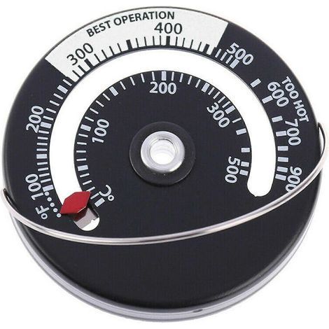 Thermomètre magnétique pour conduit de poêle à bois, indicateur de température pour brûleur de cheminée (1/5)