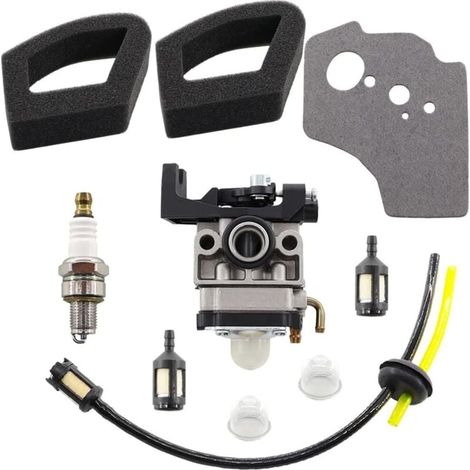 Kit Carburateur Filtre à Air Compatible Moteur Tondeuse GX25 GX35 HHT35 FG110 Pièces Remplacement (1/4)