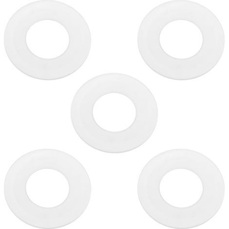 Lot de 5 joints de rechange pour soupape de chasse d'eau, compatibles avec les soupapes de chasse d'eau Geberit, les bases de soupapes de chasse d'eau et les joints d'étanchéité en silicone. (1/5)