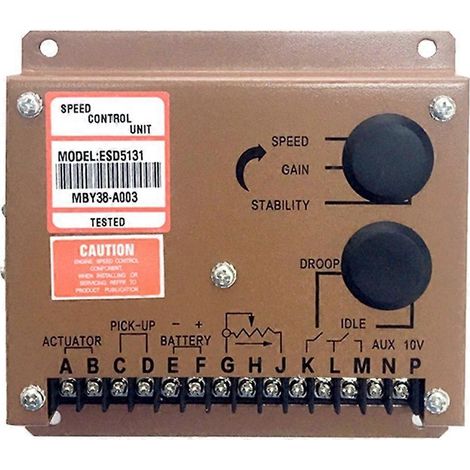 ESD5131 Dieselgenerator-Motordrehzahlregelungseinheit, Drehzahlregler, Steuerung, Drehzahlsensor, Erregungsreglerschalter (1/5)