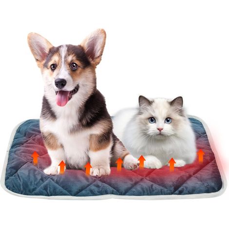 NineClouds Coussin Auto-Chauffant pour Chat & Chien, Tapis Chauffant Chien, Couverture Chauffante Chat, Coussin Chauffant pour Animaux de Compagnie pour Maisons, Garages, Chenils, Canapé,Voiture(XL) (1/5)
