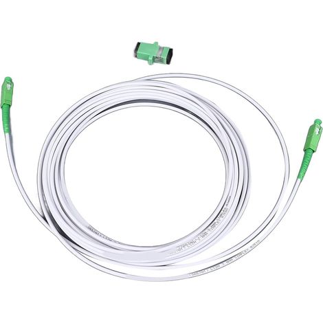 Câble à fibre optique de 5 m (164 pi) avec connecteur à bride pour réseau FTTH, FTTB et FTTP, extension SC (1/5)
