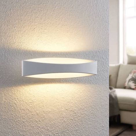 [GEBRAUCHT] B-Ware Arcchio Wandleuchte Wandlampe Led Leuchte Weiß Aluminium Eisen Dimmbar Innenbere