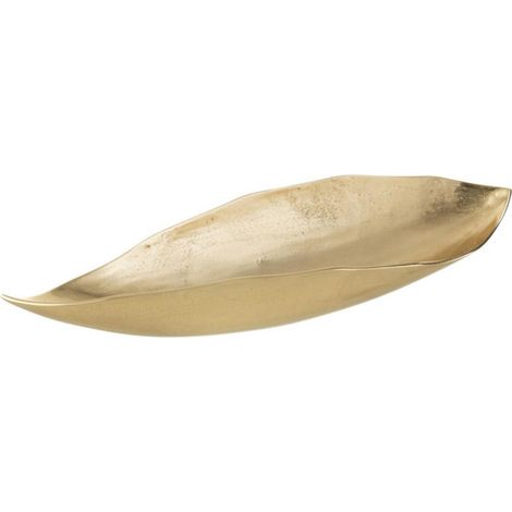 Vide-Poche Design Feuille "John" 67cm Or (1/2)