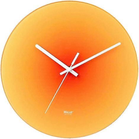 Horloge murale coucher de soleil nordique, à piles, avec aiguilles pointues, ronde et silencieuse, idéale pour la décoration de la maison, de la chambre ou du bureau. Cadeau idéal. (1/5)