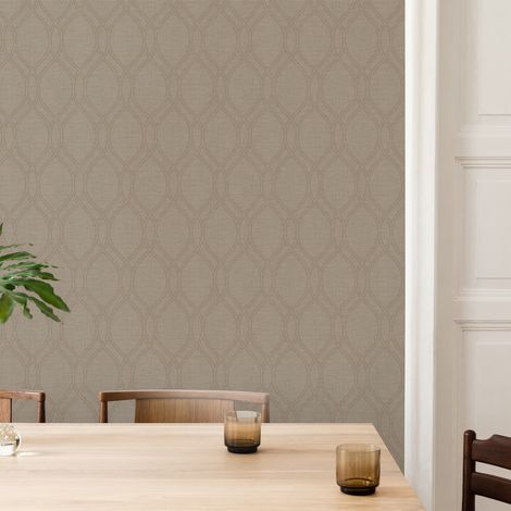 Papier peint intissé Elodie 1005 x 52cm Beige (1/5)