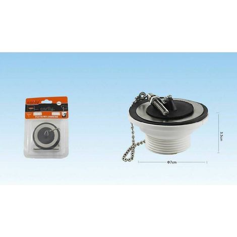 TrAdE Shop Traesio - Tappo Piletta Per Lavabo Bidet Lavandino Scarico Dt-d23 7 X 3.5 Cm 52552 -