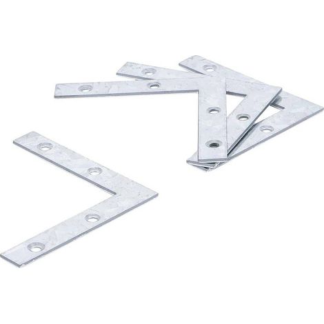 Équerre L 4 pcs 75 x 75 x 12 mm - Acier Résistant - Fixation et Maintien Fiables - D-Work (1/5)