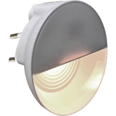 TrAdE Shop Traesio - Lampada Led Con Spina Luce Notturna Segnapasso Sensore Movimento 0.4w Xggyd-002 - -Bianco Naturale - (1/3)