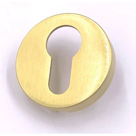 BOCCHETTA OLIVARI TONDA YALE OTTONE SATINATO (1/2)