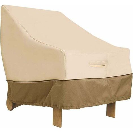 Housse de Protection pour Fauteuil Exterieur Jardin, Housse de Protection pour Chaise Tissu Oxford 210D Etranche, Bache Fauteuil Jardin pour Meubles, Housse Salon de Jardin (80x85 x 91,5 cm) (1/5)