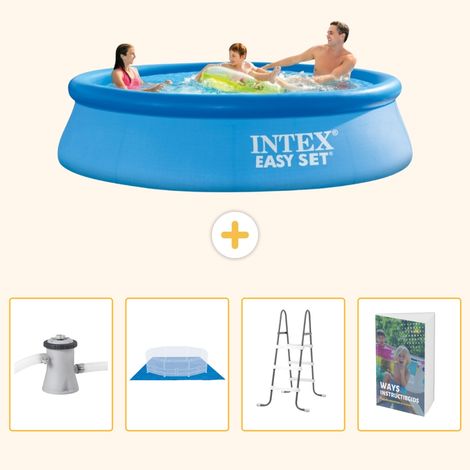 Intex Piscine Easy Set Ronde - 305x76 cm - 5-pièces SCB106 (1/5)