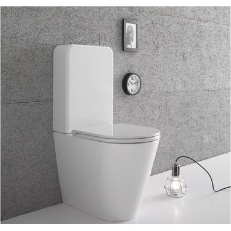Sanitari Forty3 monoblocco cm. 58x36 con sedile sottile softclose