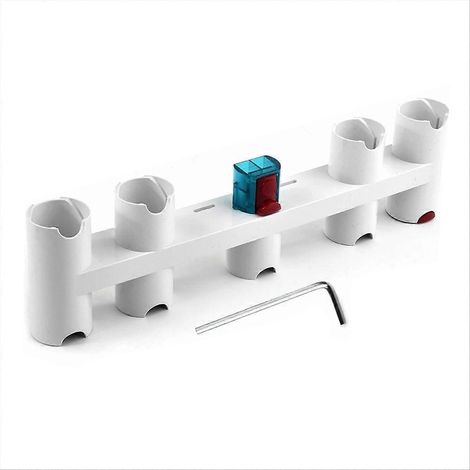 Accessoires pour aspirateur Dok K9 : support de rangement, tête de brosse, embout d'aspiration (1/5)