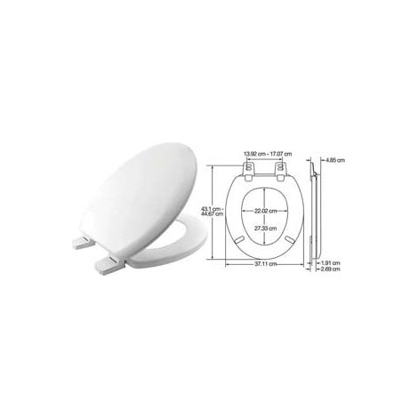 Sedile Wc Universale Poliver "Proseat"